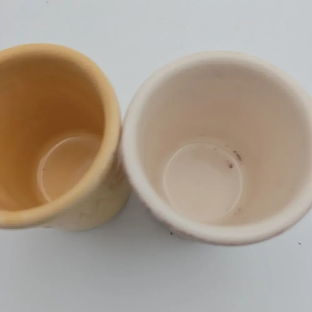 Vintage ALFA Italy Ceramic Herb Pots Rosemary & Parsley Planters Kitchen Caniste - Picture 6 of 7